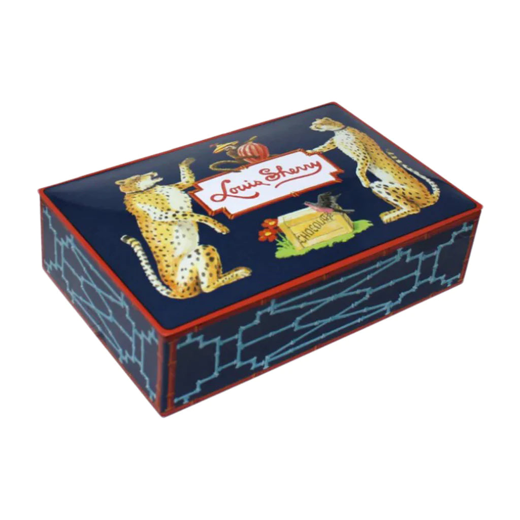 Louis Sherry Chocolate 12-Pc Designer Tin, Cheetah by Harrison Howard