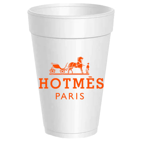 Hotmes Styrofoam Cups - Orange