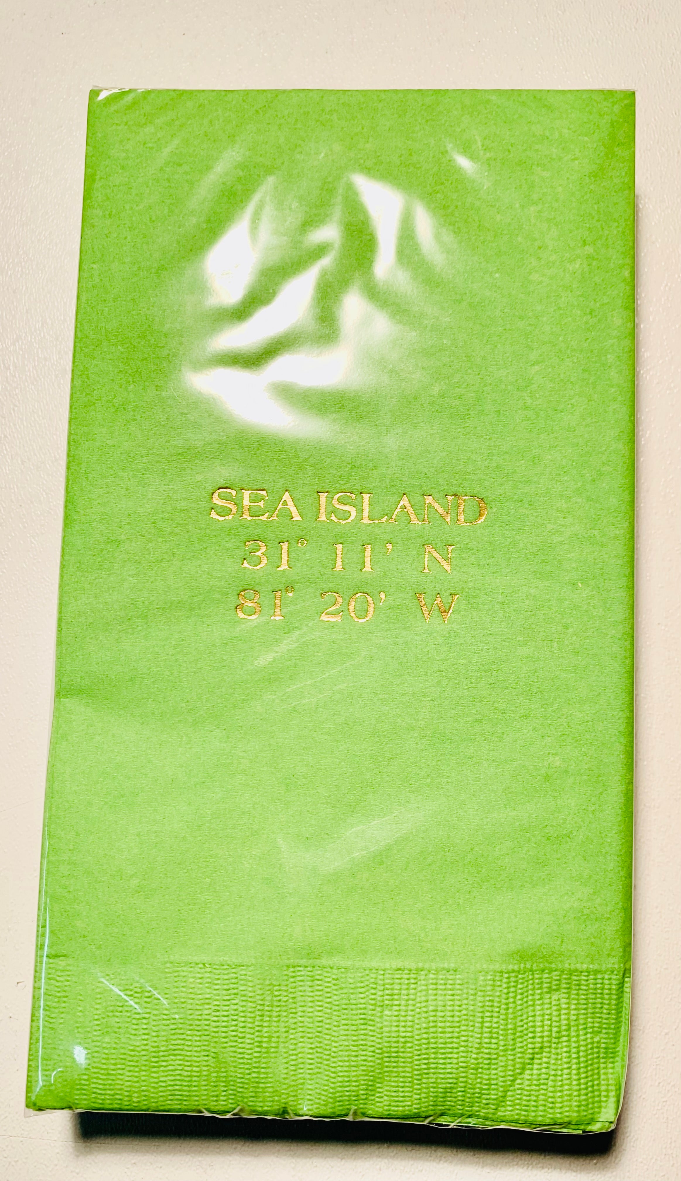 Lime Coordinates Guest Towel - (St. Simons or Sea Island)