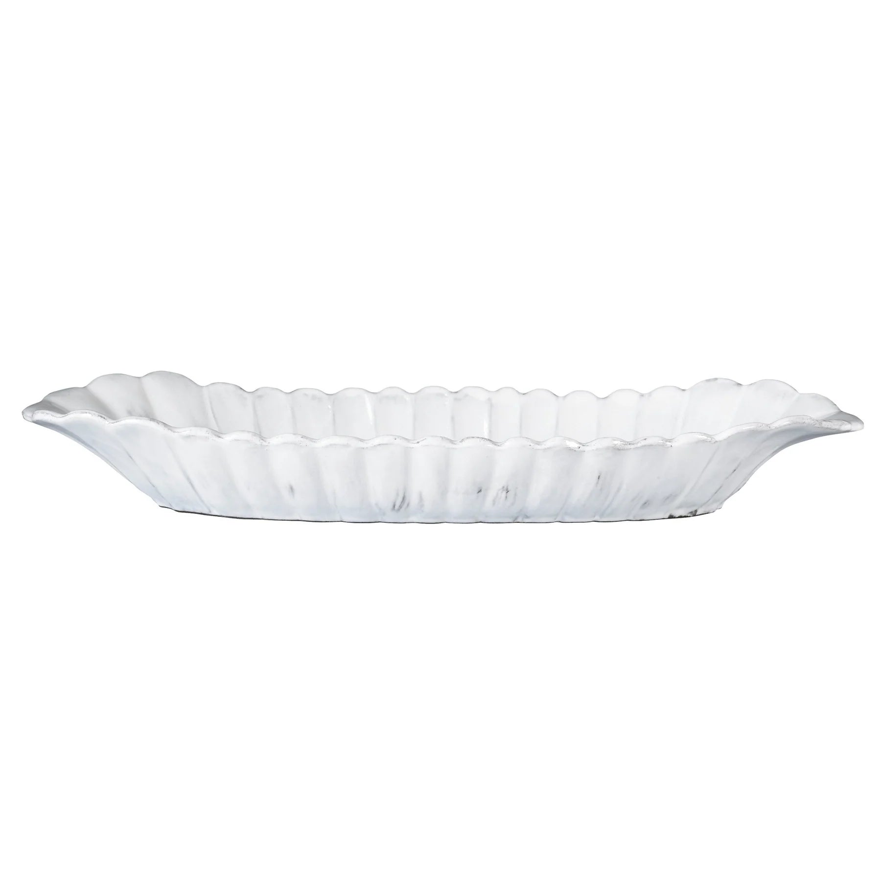 Vietri Incanto Scallop Bread Server