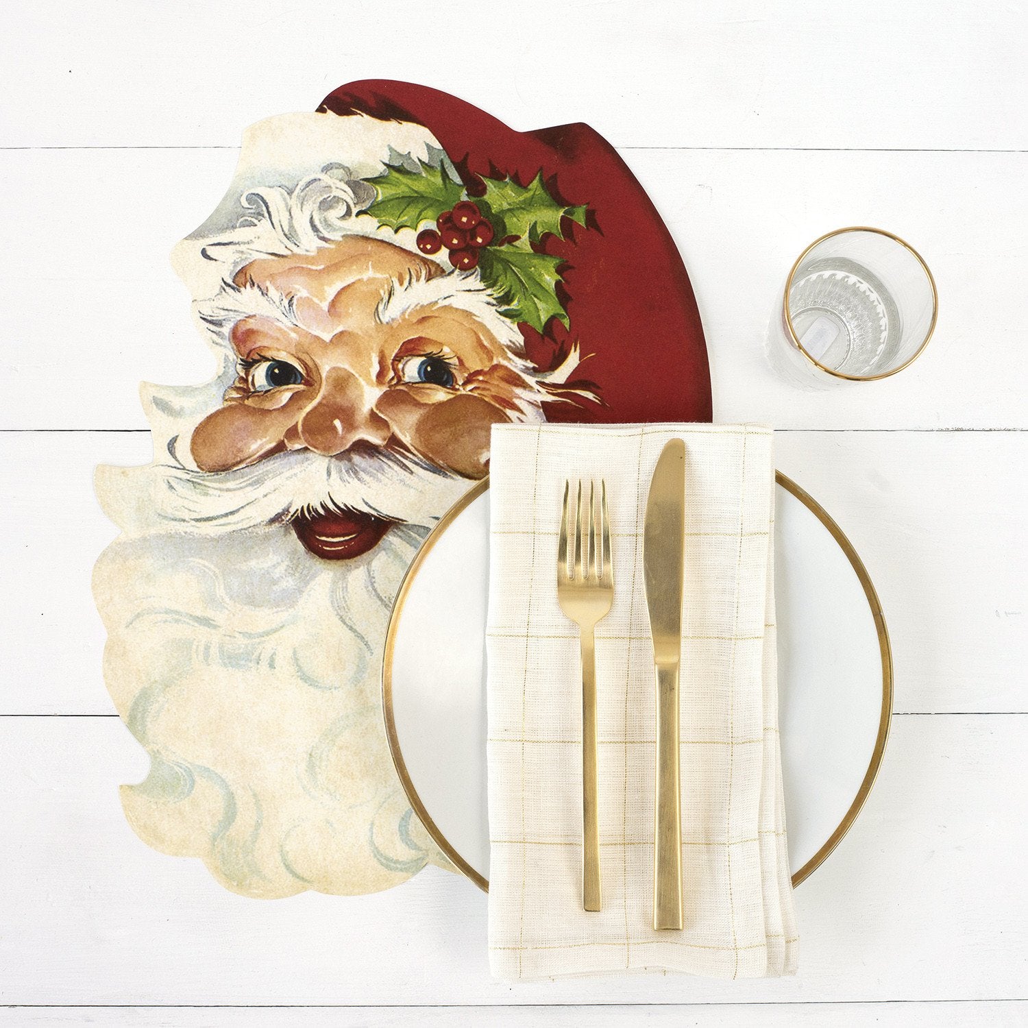 Die-Cut Santa Placemat