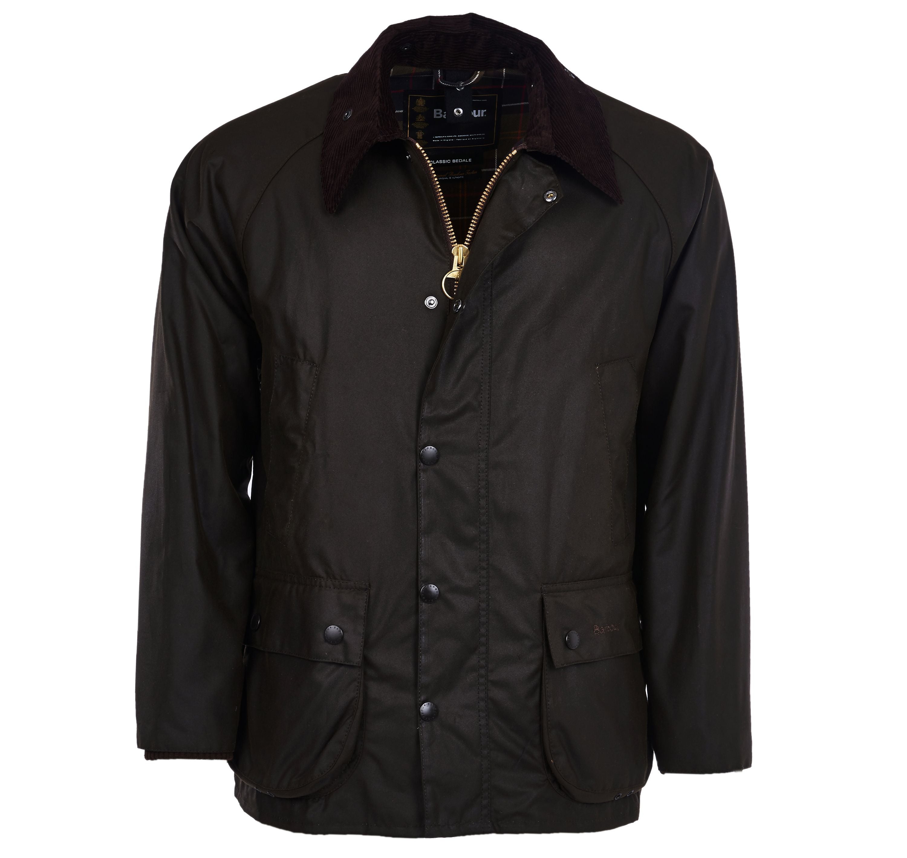 Barbour Men's Classic Bedale Wax Jacket - Olive