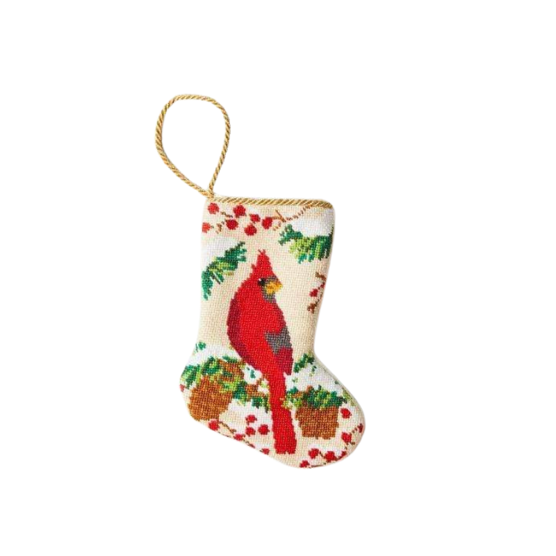 Bauble Stocking - Christmas Cardinal