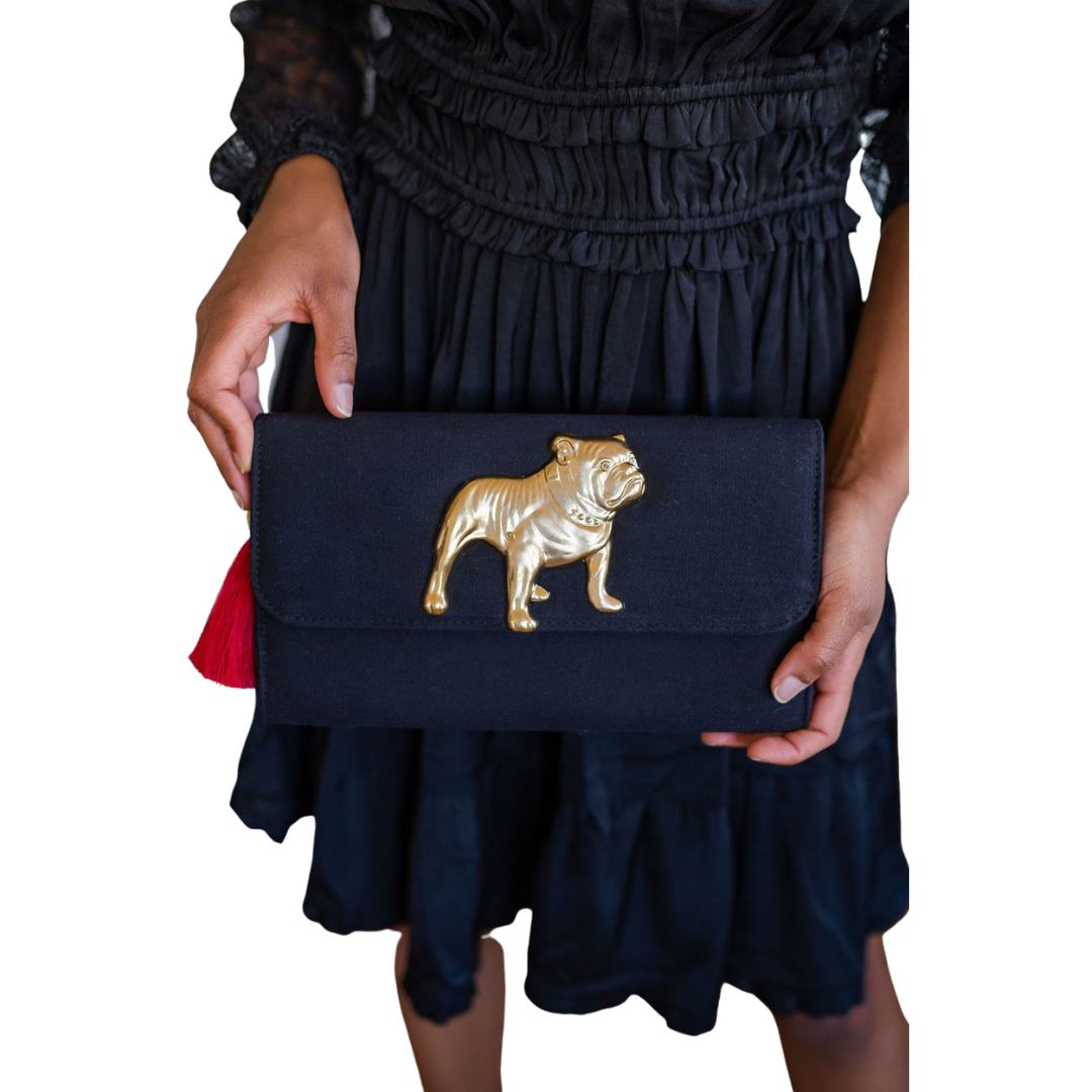 Lisi Lerch Avery Scalloped Clutch - Bulldog