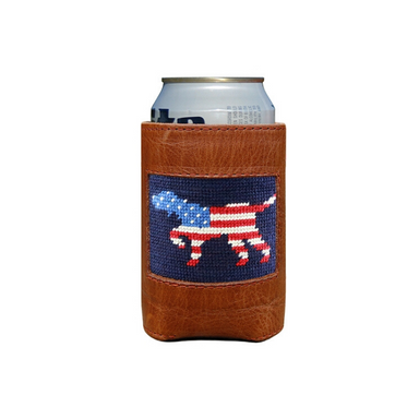 Patriotic Dog Can Cooler