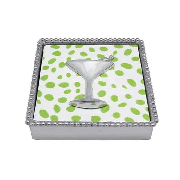 Mariposa Cocktail Beaded Napkin Box