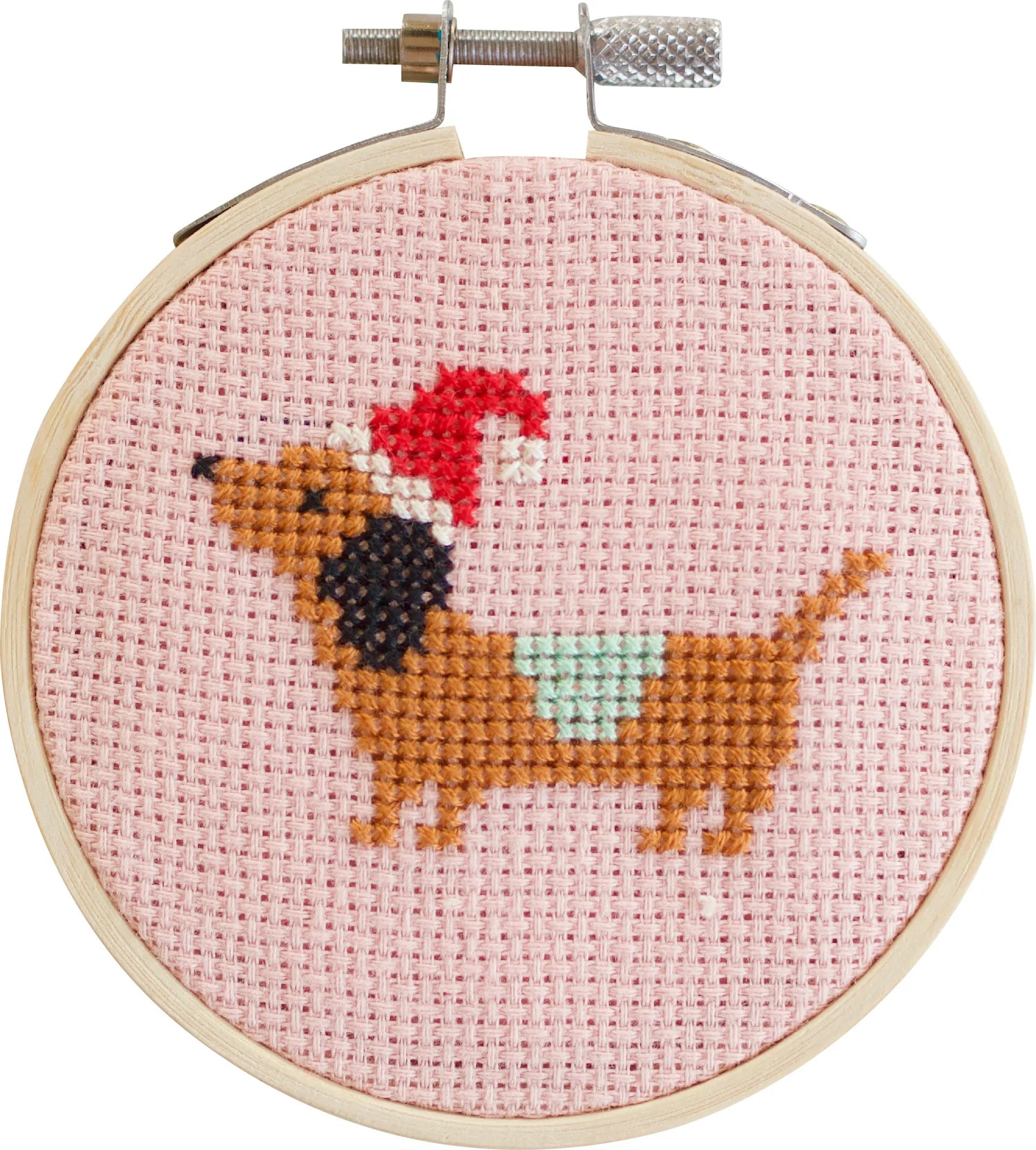 Christmas Dachshund Cross Stitch Kit