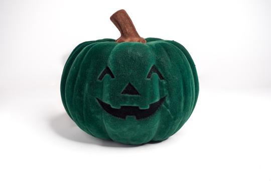 Flocked Jack O' Lanterns - (five colors)