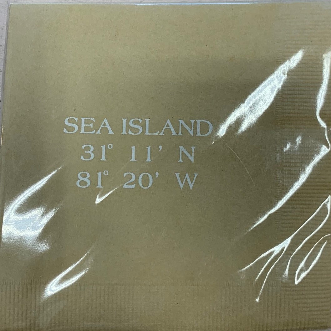 Sea Island Beverage Napkins (seven colors)