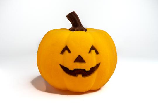 Flocked Jack O' Lanterns - (five colors)