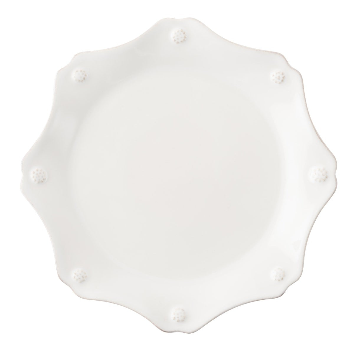 Juliska Berry & Thread Scallop Salad Plate - (whitewash or chambray)