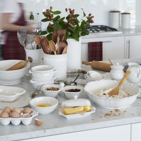 Juliska Berry & Thread Butter Dish - Whitewash